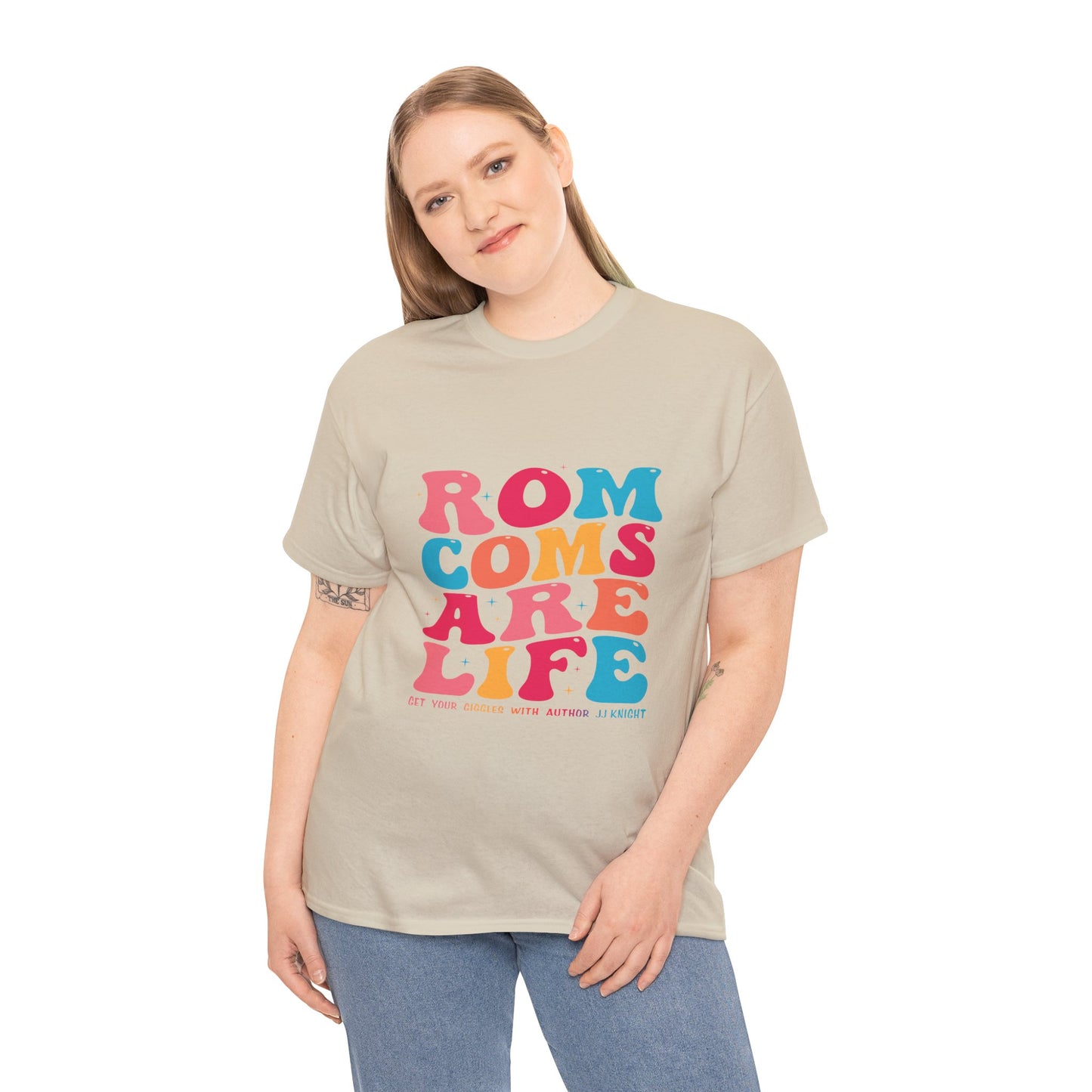 Rom Coms Are Life thick cotton tee