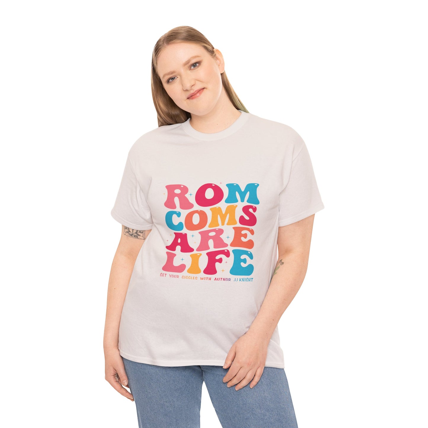 Rom Coms Are Life thick cotton tee