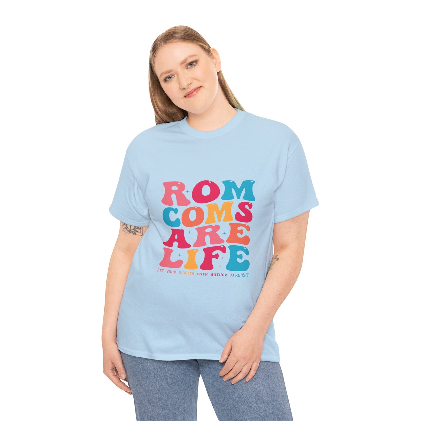 Rom Coms Are Life thick cotton tee