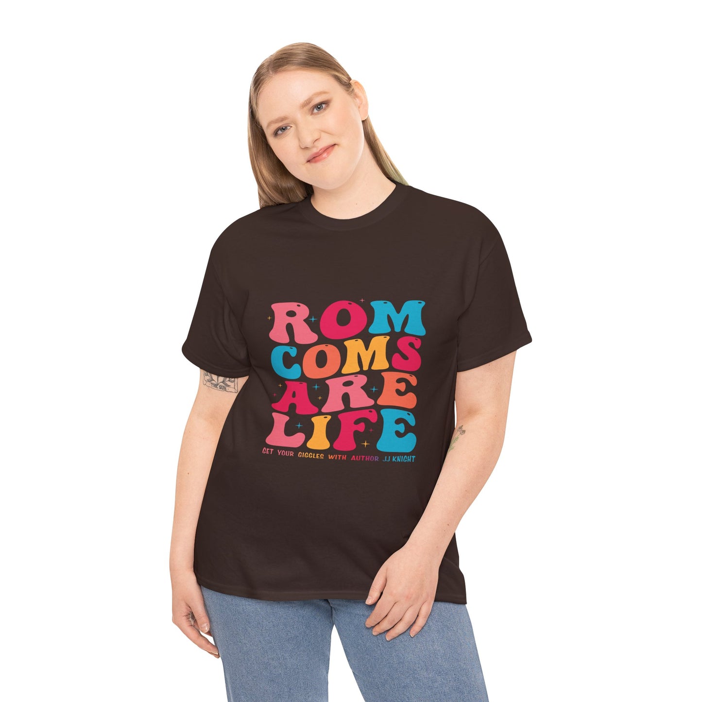 Rom Coms Are Life thick cotton tee