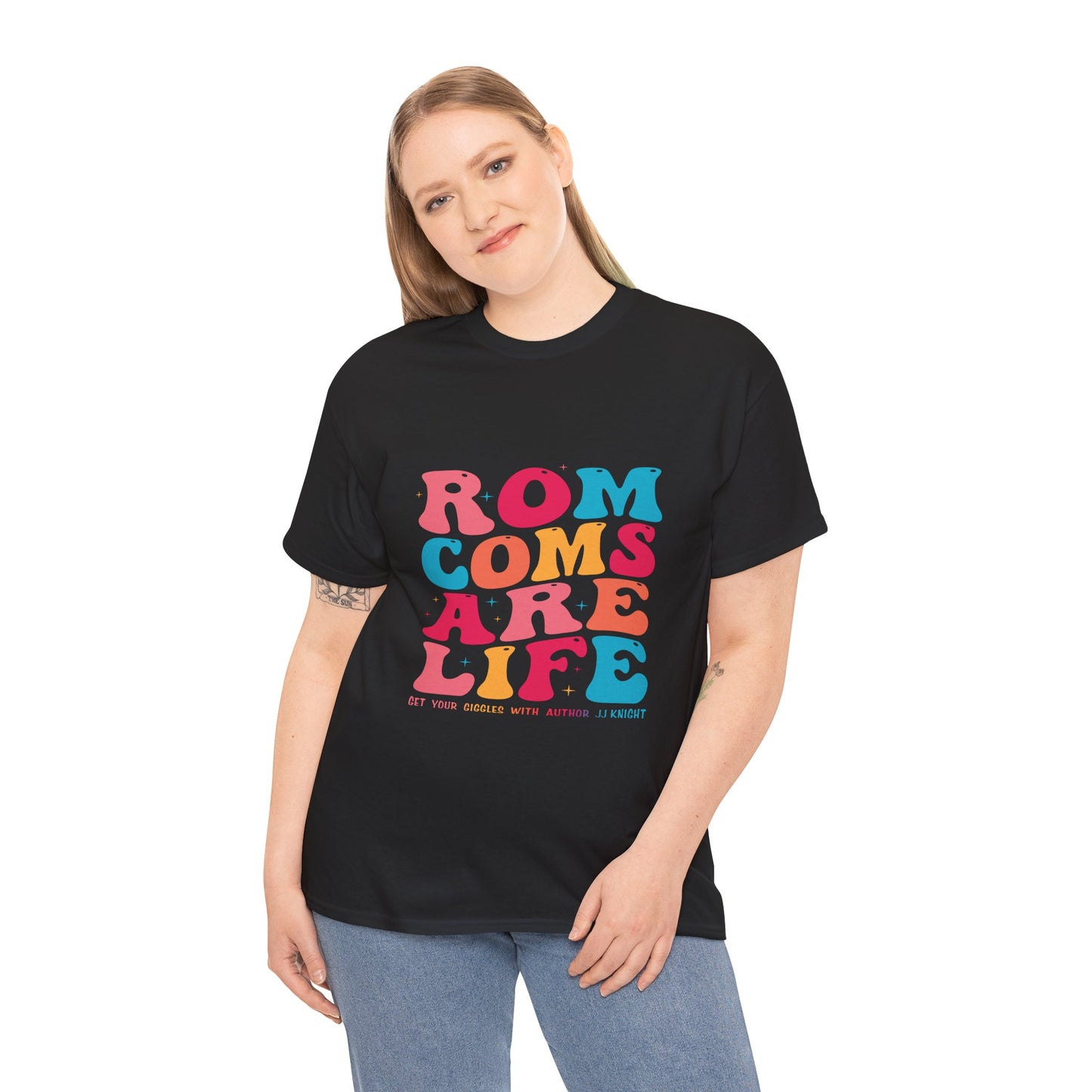 Rom Coms Are Life thick cotton tee