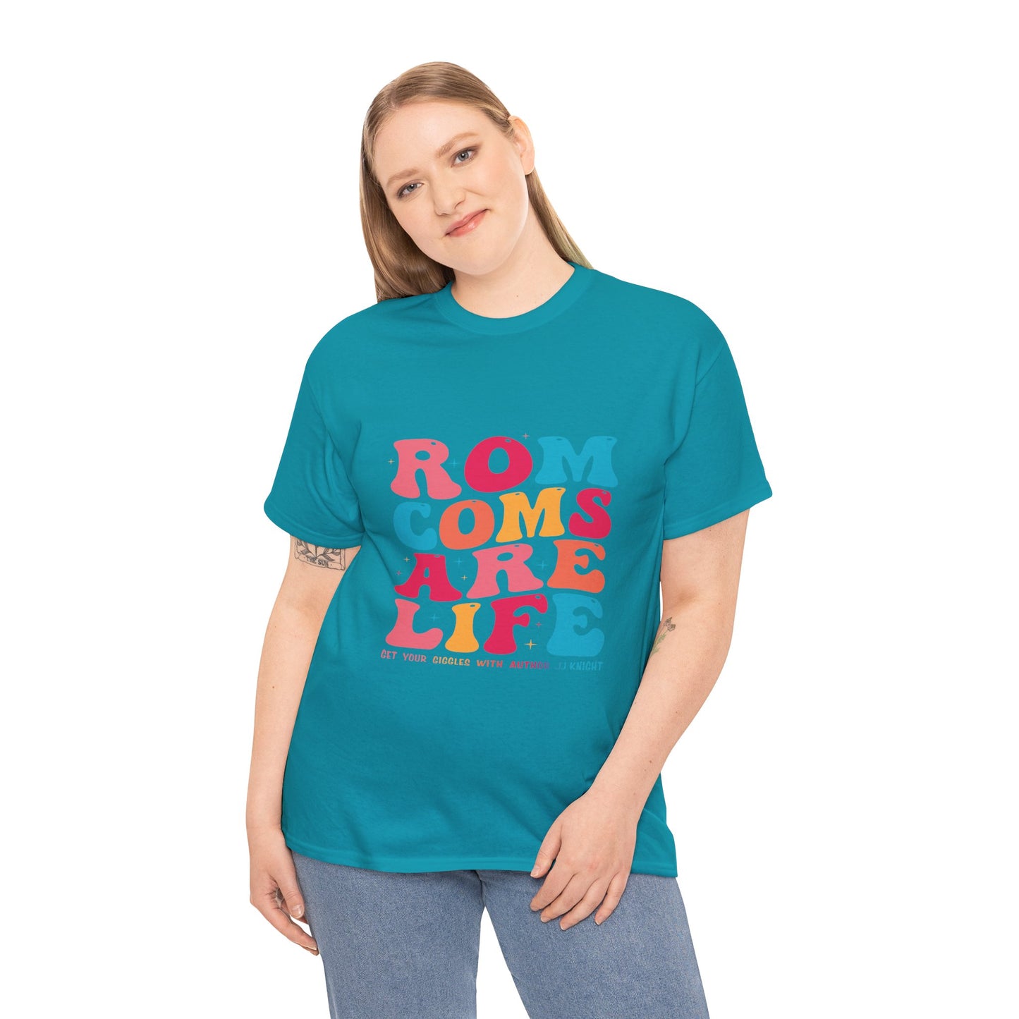 Rom Coms Are Life thick cotton tee