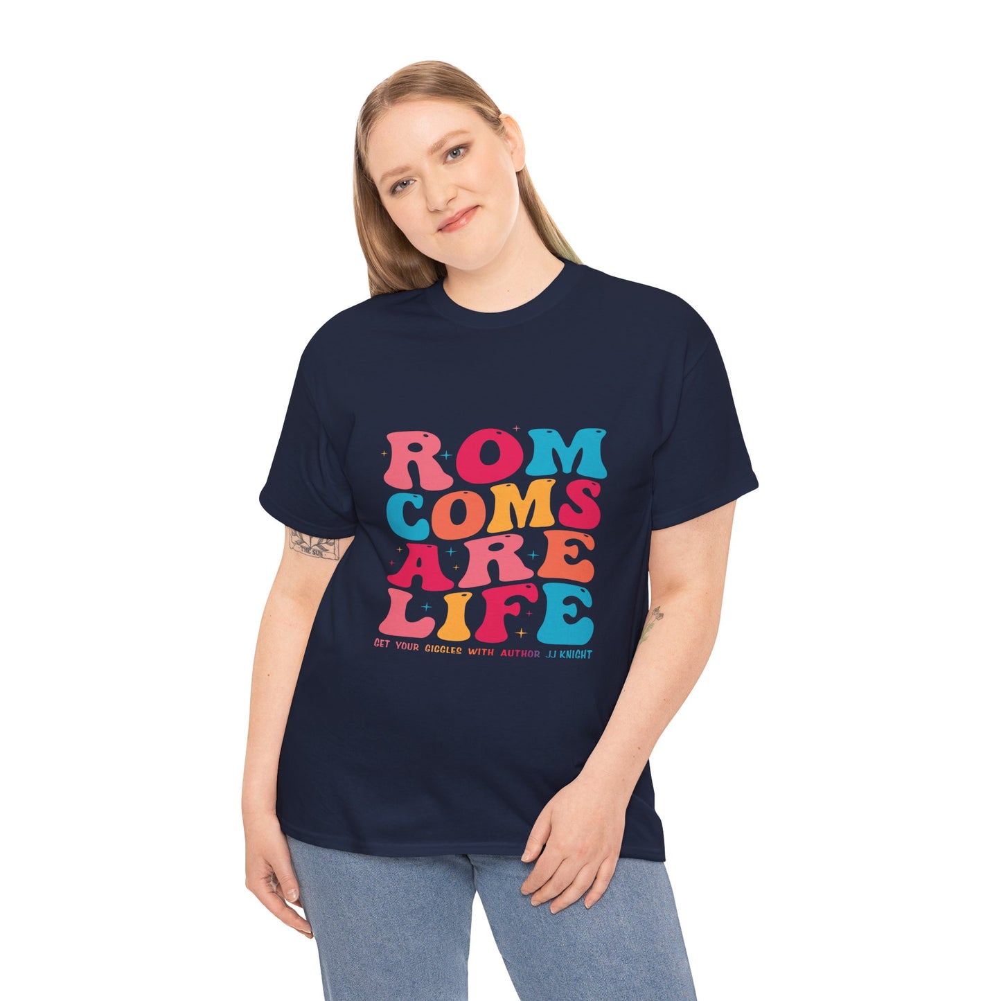 Rom Coms Are Life thick cotton tee
