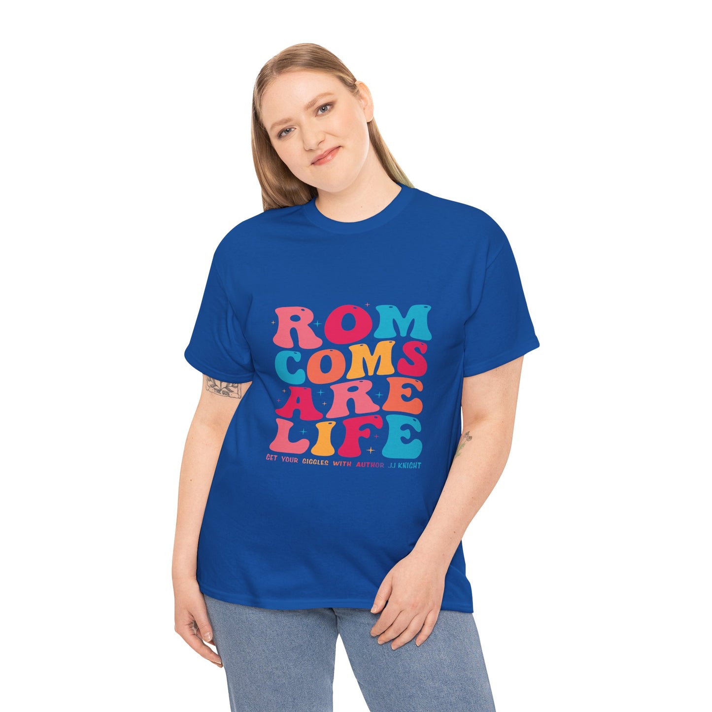 Rom Coms Are Life thick cotton tee