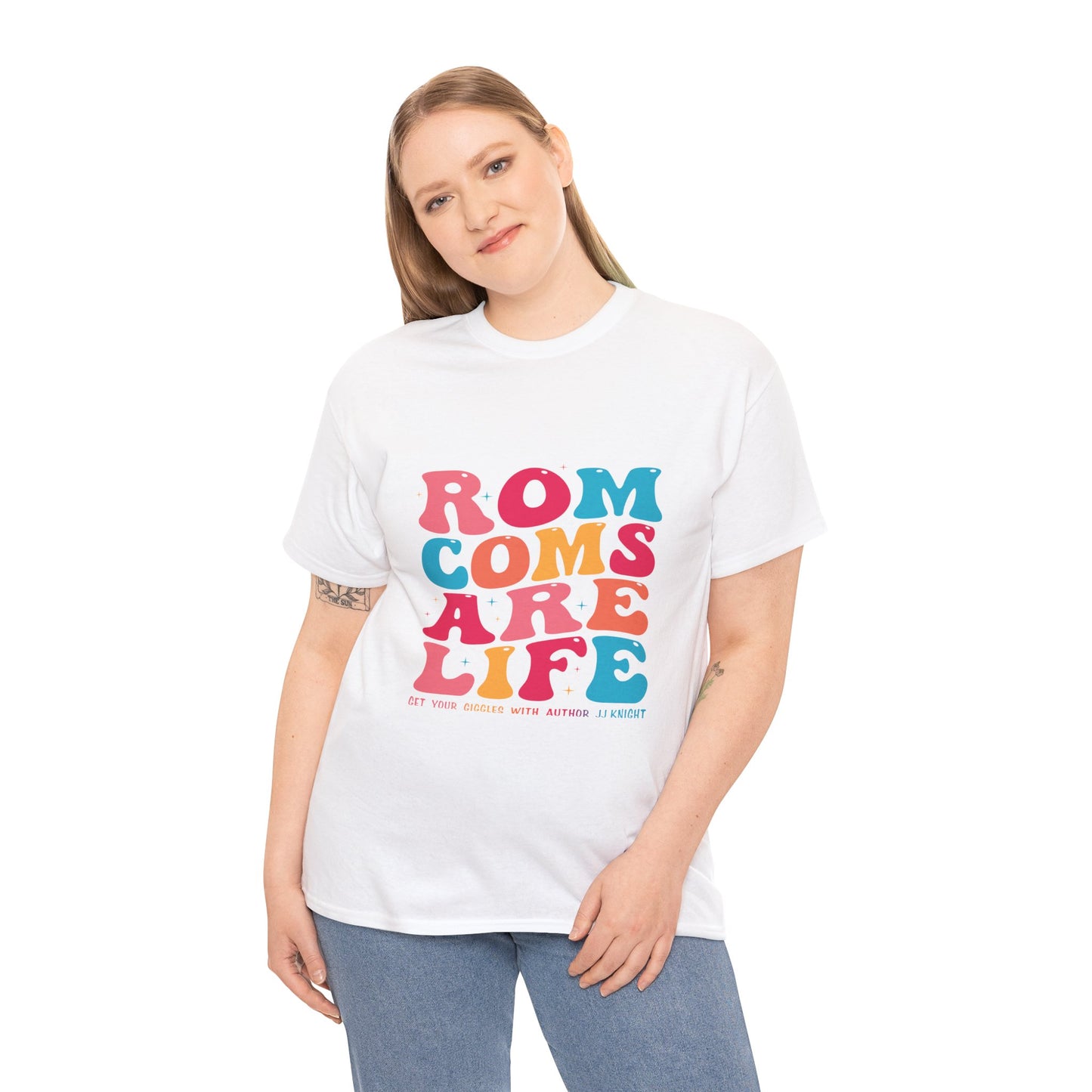 Rom Coms Are Life thick cotton tee