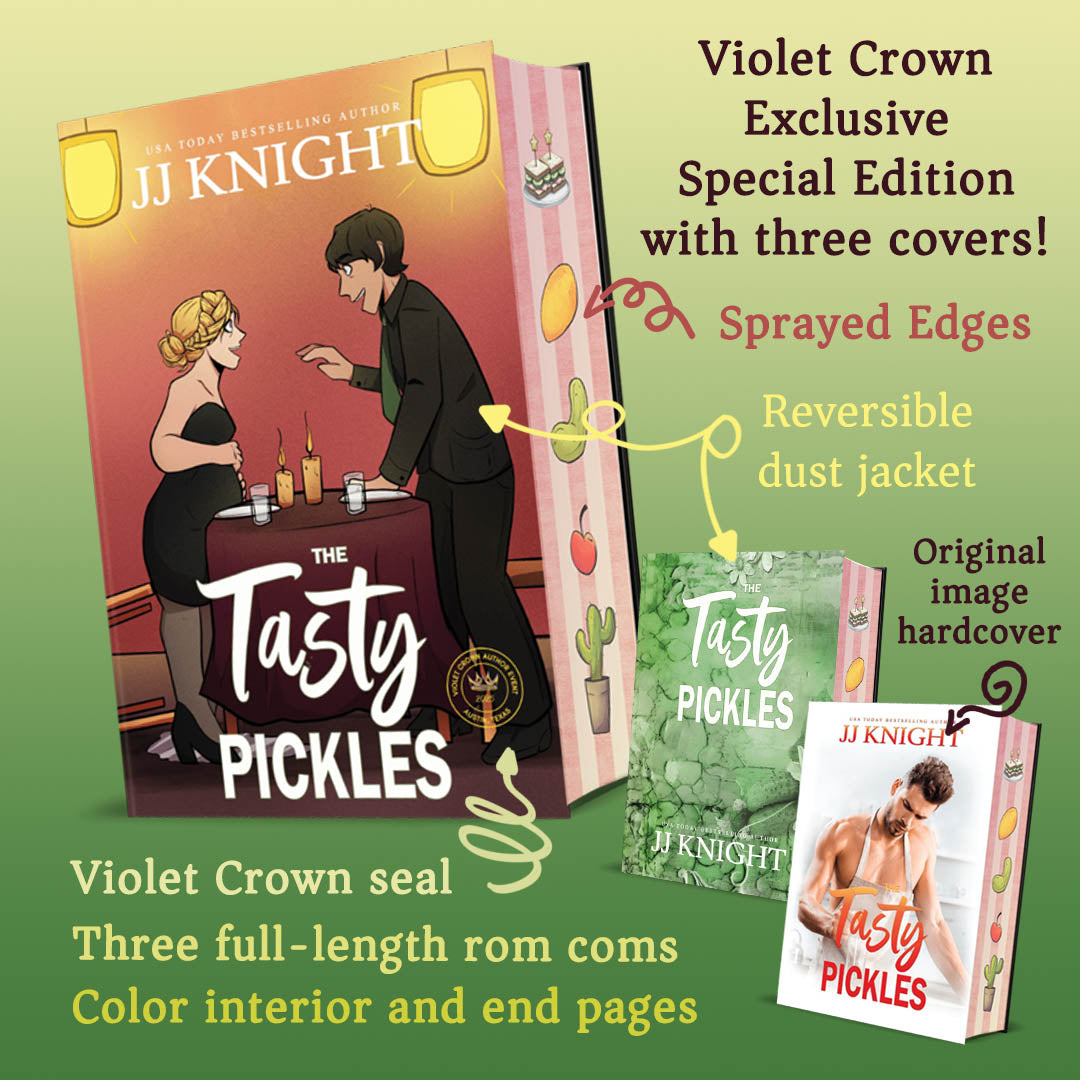 Tasty Pickle three-book omnibus with sprayed edges