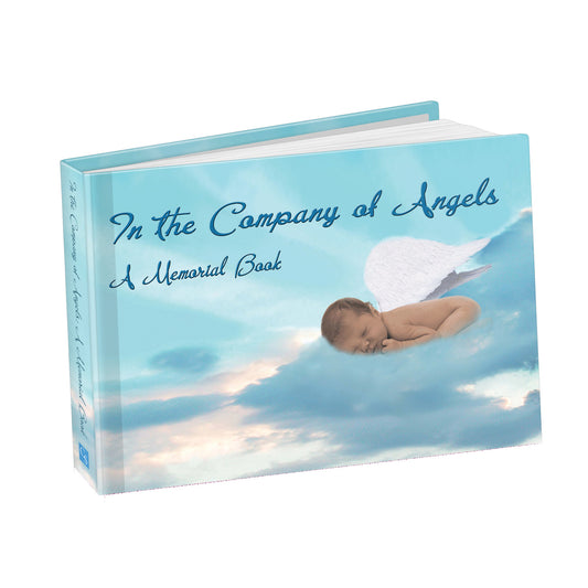 In the Company of Angels a hardcover memory book for babies lost to miscarriage or stillbirth