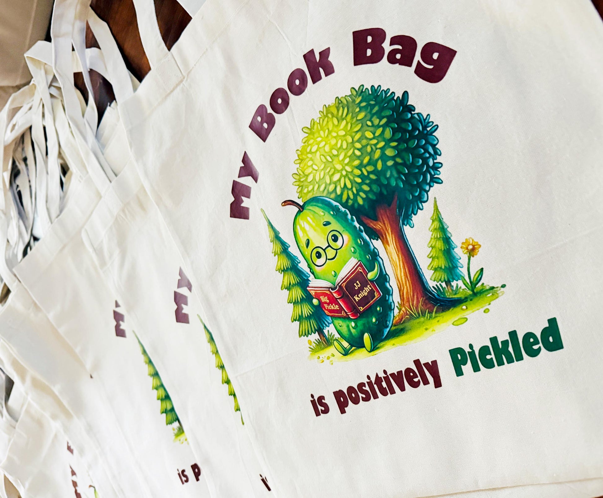 Love Story Box Christmas Pickle book bag