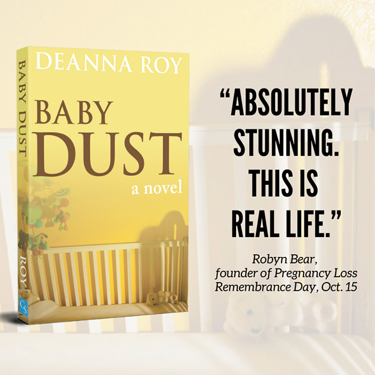 Baby Dust a novel about miscarriage pregnancy loss and stillbirth by Deanna Roy