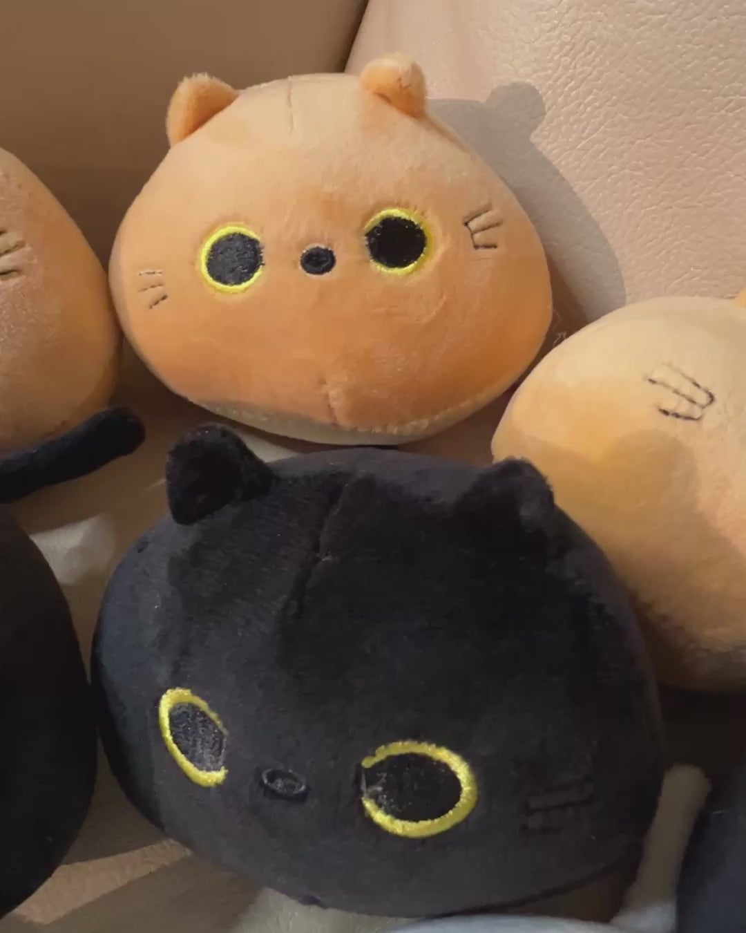 cat stuffies from Hold the Pickle roommate rom com by JJ Knight