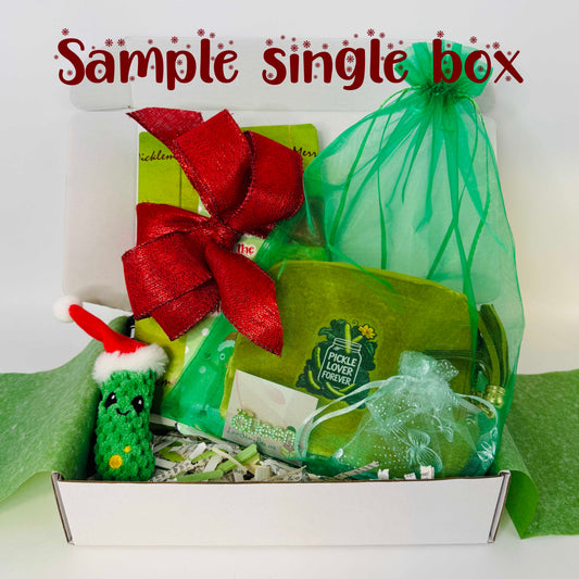 Christmas pickle surprise book boxes by JJ Knight
