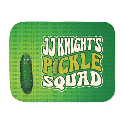 Pickle Squad Sherpa Blanket, Two Colors