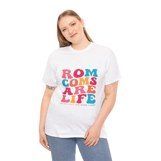 Rom Coms Are Life thick cotton tee