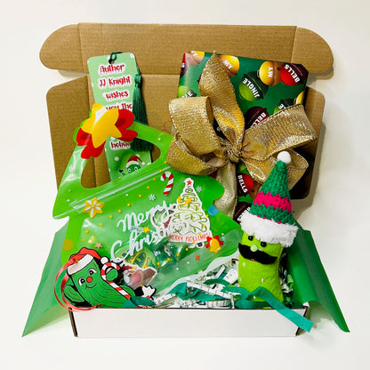 Single Christmas surprise pickle book box from Love Story Box