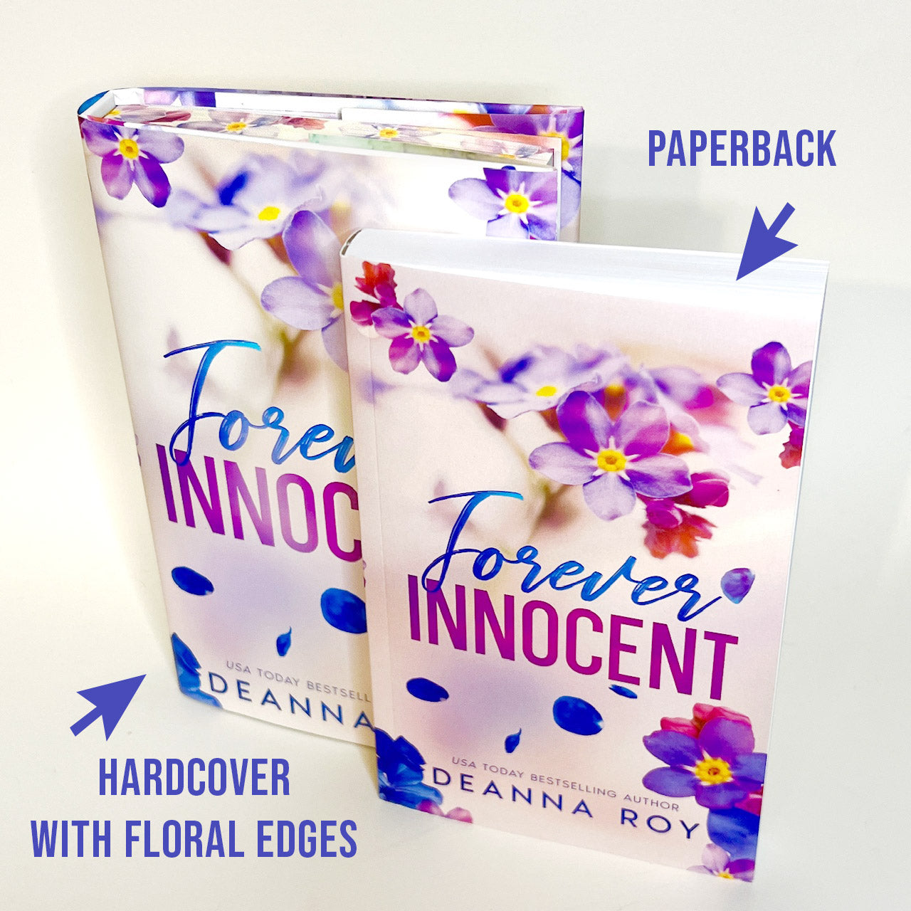 Forever Innocent by Deanna Roy luxury book sprayed edges