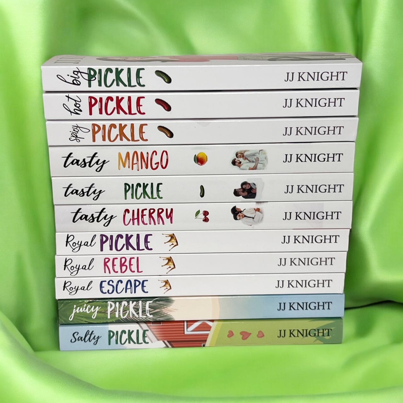 The complete Pickleverse of pickle romantic comedies by Kindle All Star and Amazon Top 100 and USA Today bestselling author JJ Knight