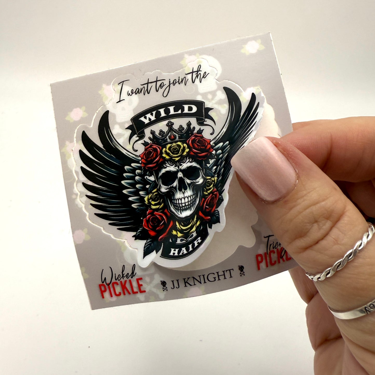 Tricky Pickle MC Club romance novel by JJ Knight in the Pickleverse sticker