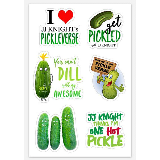 Pickle sticker sheet
