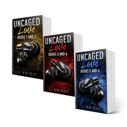 Uncaged Love bestselling sports romance signed paperbacks JJ Knight