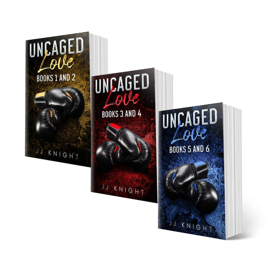 Uncaged Love bestselling sports romance signed paperbacks JJ Knight