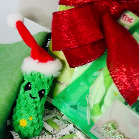 Christmas pickle surprise book boxes by JJ Knight