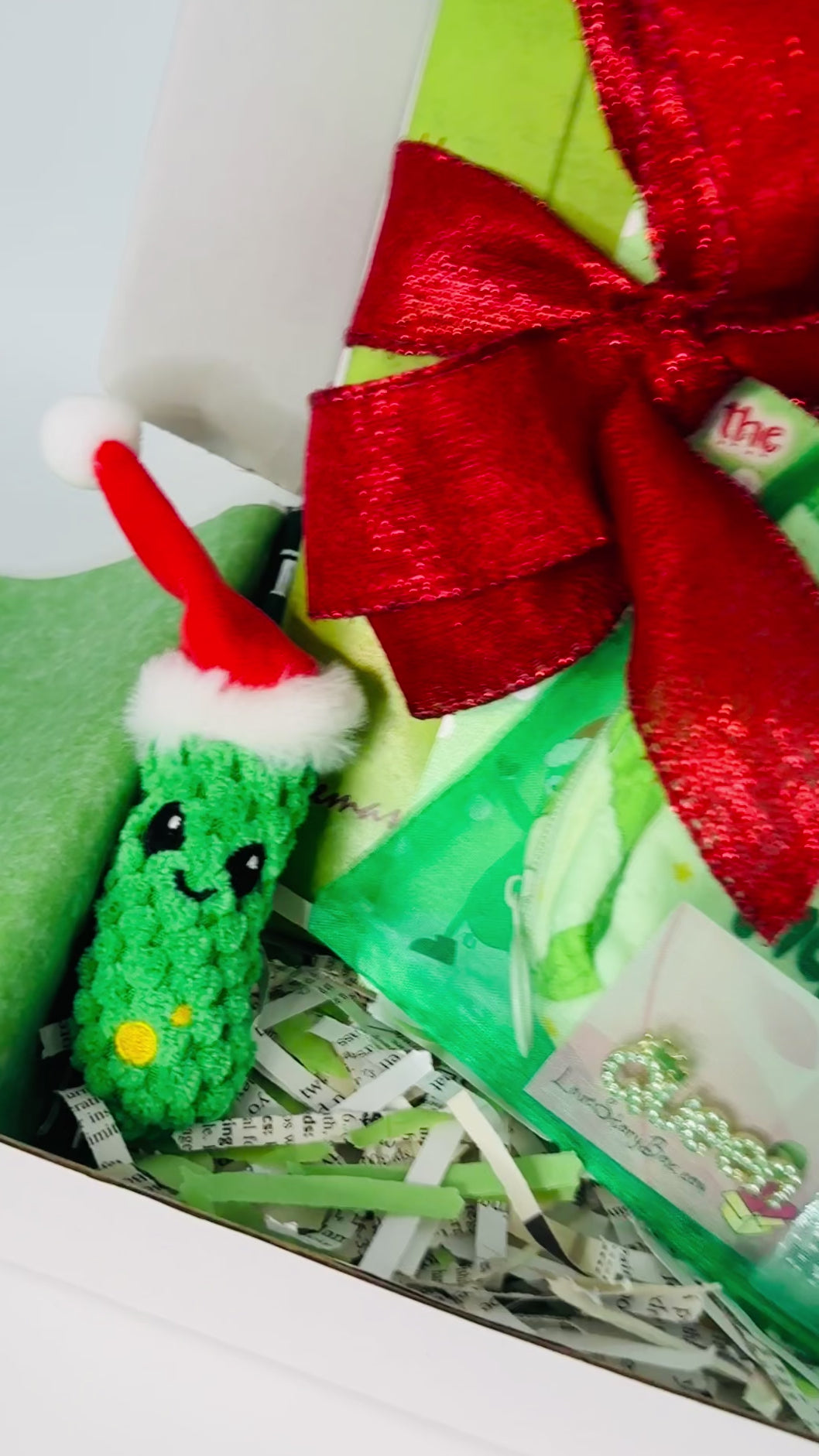 Christmas pickle surprise book boxes by JJ Knight
