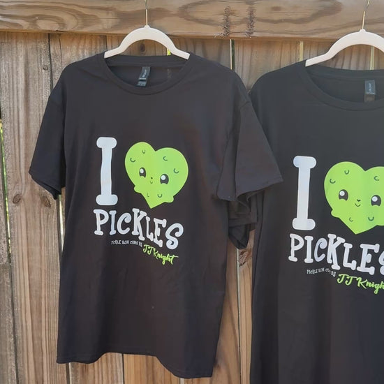 I heart pickles Tshirt by JJ Knight