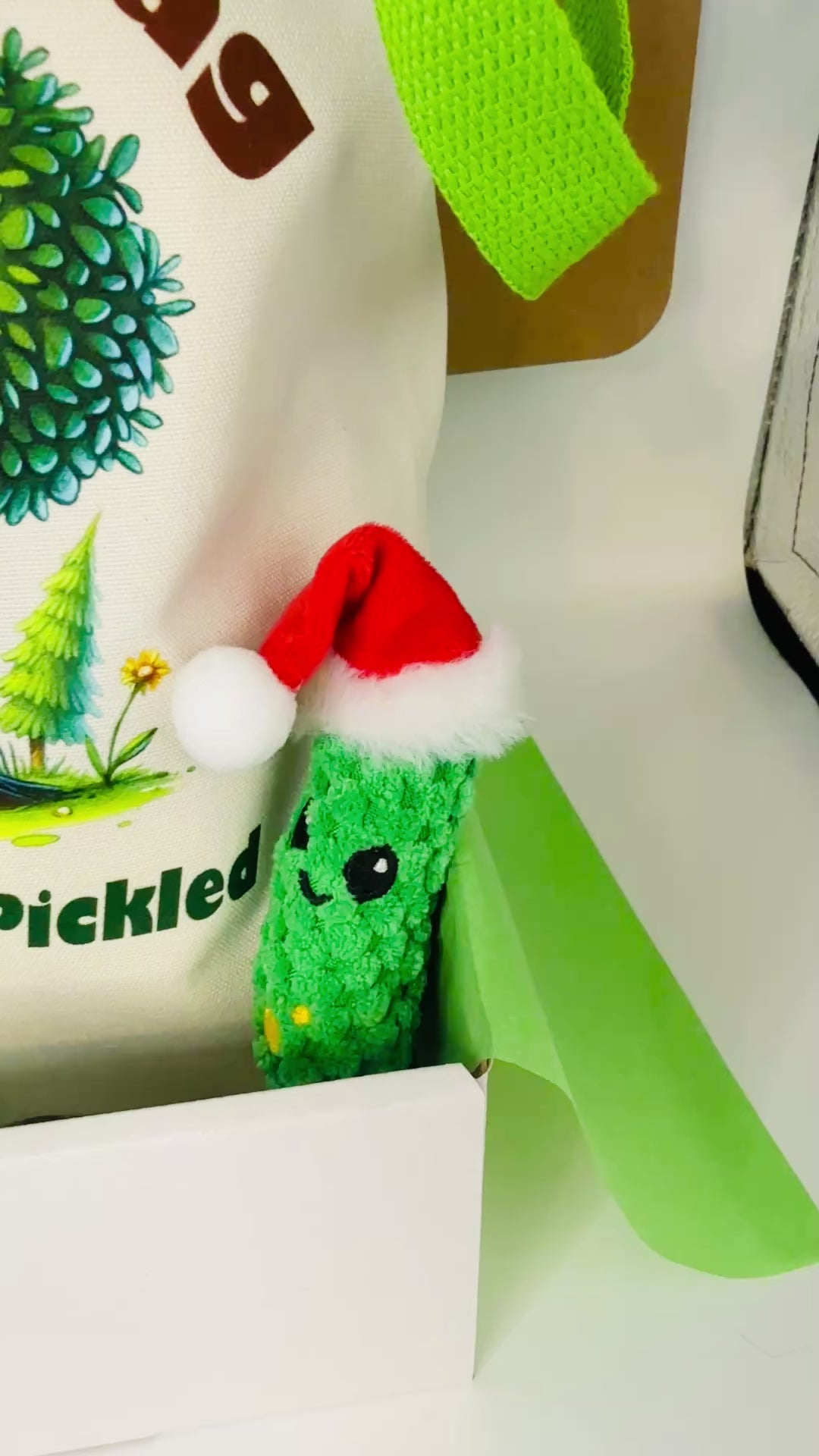 Christmas pickle surprise book boxes by JJ Knight