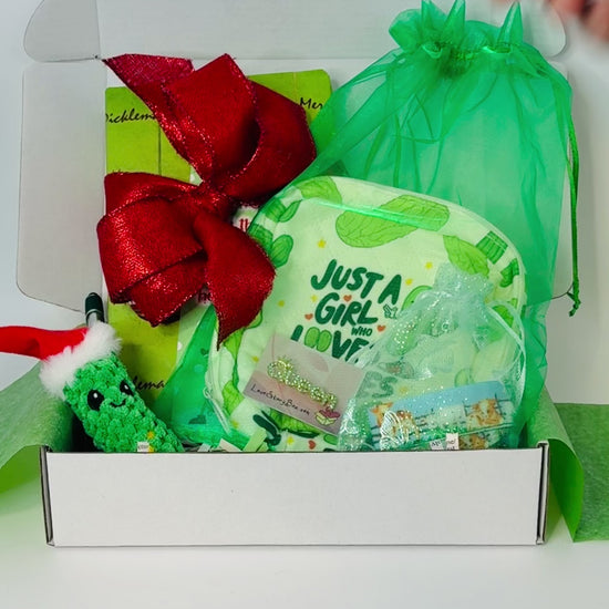 Christmas pickle surprise book boxes by JJ Knight