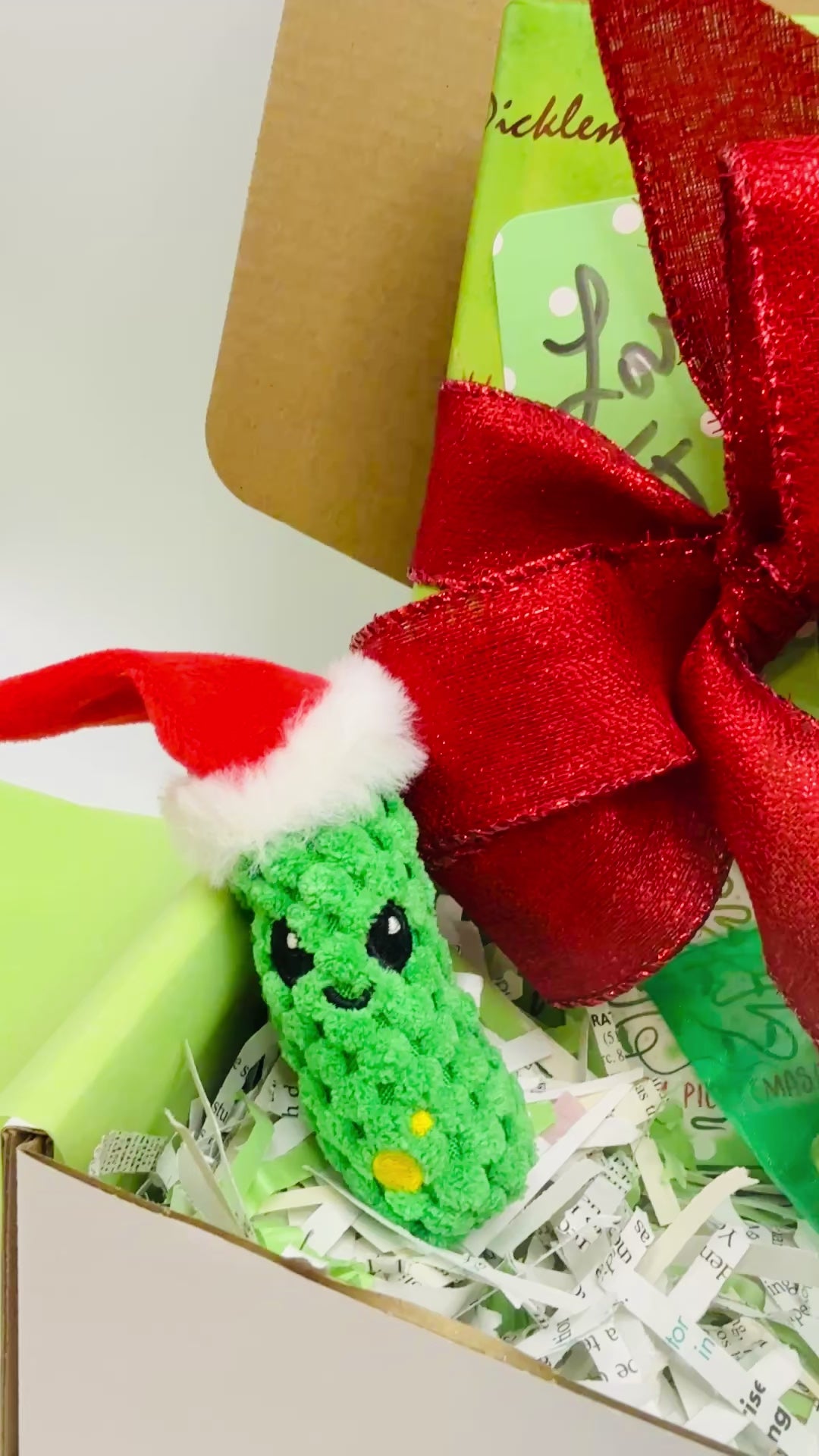 Christmas pickle surprise book boxes by JJ Knight