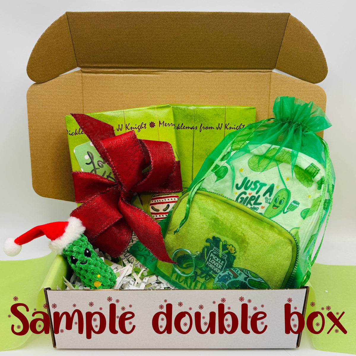 Christmas pickle surprise book boxes by JJ Knight